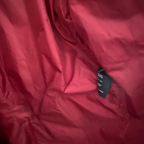 Elegant Red Women's Rain Coat - Picture 8 of 10